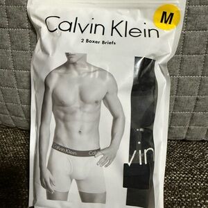 Calvin Klein 2-Pack Black Boxer Briefs